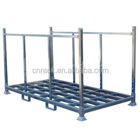 Stacking pallet heavy duty stack rack galvanized for outdoor storage portable