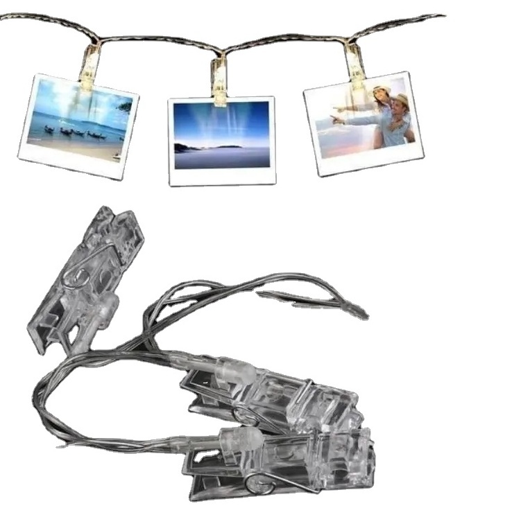 Hot sell USB battery operated Colourful photo clip led string light Wedding Party Christmas Home Decor Lights for Hanging Photos