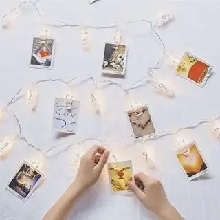 Hot sell USB battery operated Colourful photo clip led string light Wedding Party Christmas Home Decor Lights for Hanging Photos