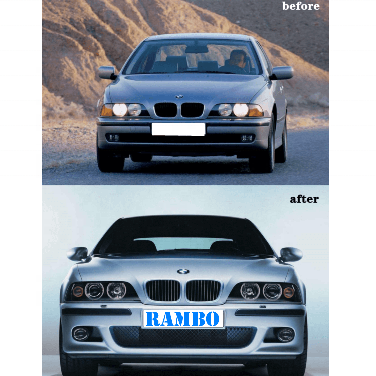 CAR BUMPERS E39 M5 STYLE FRONT BUMPER FOR BMW E39 5 SERIES SEDAN WAGON 1995-2003