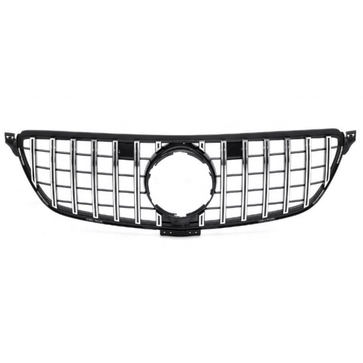 GT R Chrome Front Grille For Mercedes Benz GLE Class W166 W292 Coupe 4Matic SUV 2016-2019