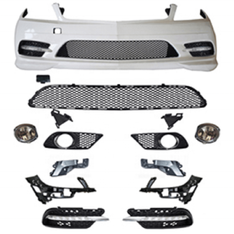 FRONT BUMPER c63 amg w204 car bumpers UPGRADE body kit for Mercedes W204 2008-2011