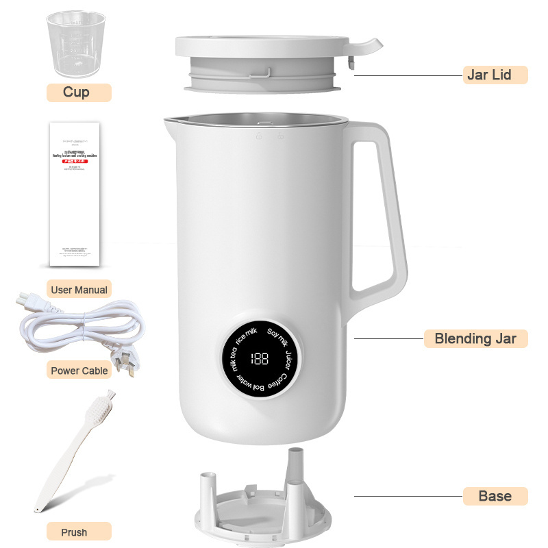 RANBEM 800ML Large Capacity Automatic Baby Food Blender Cooker Baby Thermo Food Processor and Steamer