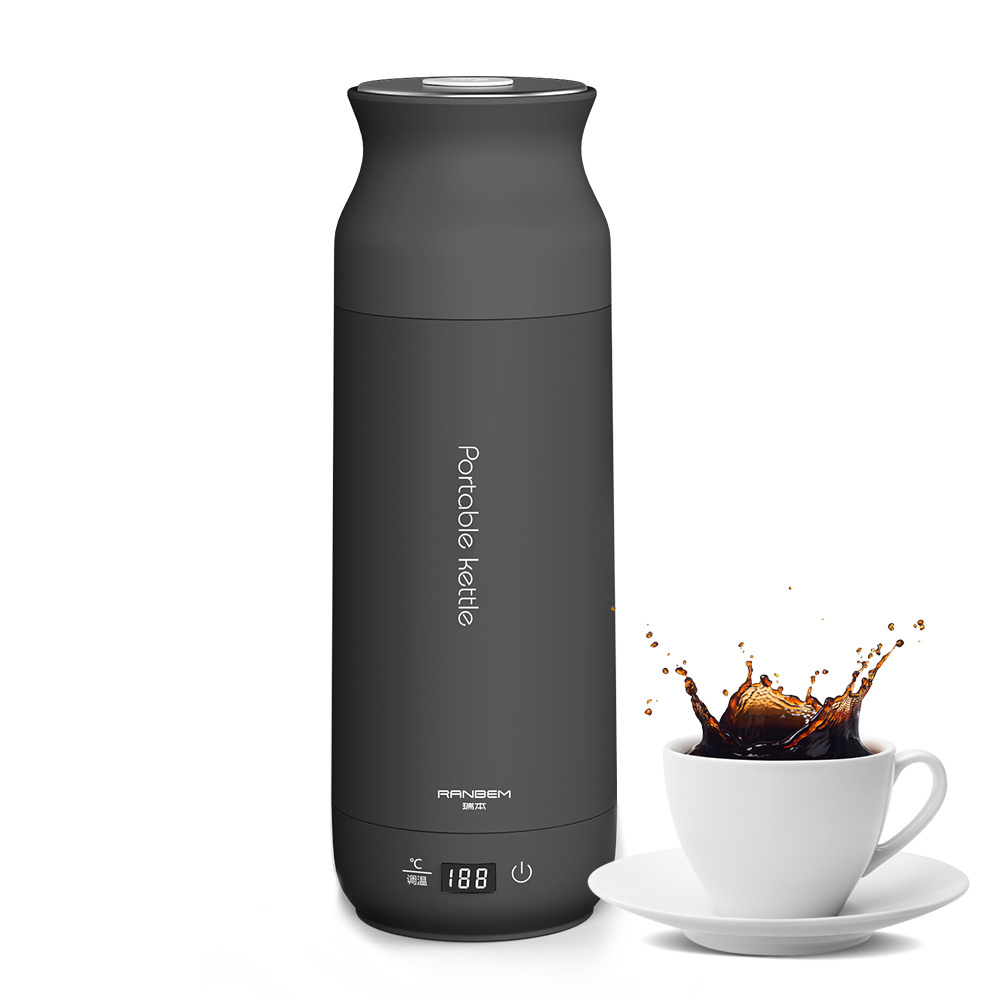 RANBEM Electricomini Tea Kettle Portable Hot Water Bottle Electric Travel Smart Kettle with Thermos