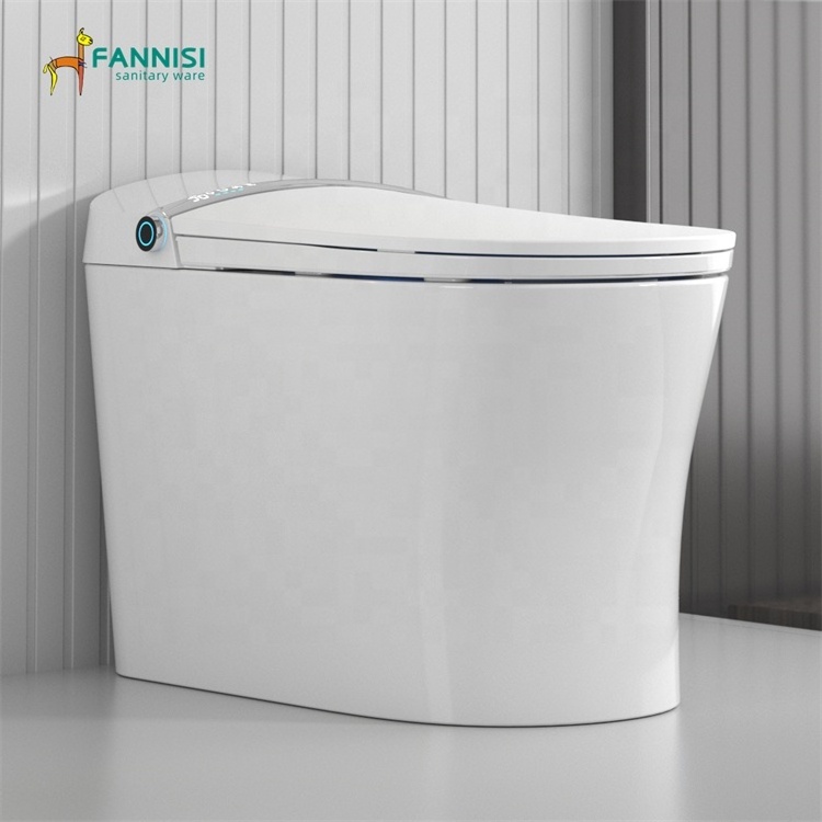 High quality bathroom intelligent toilet 220V automatic flush and cleaning toilet ceramic toilet