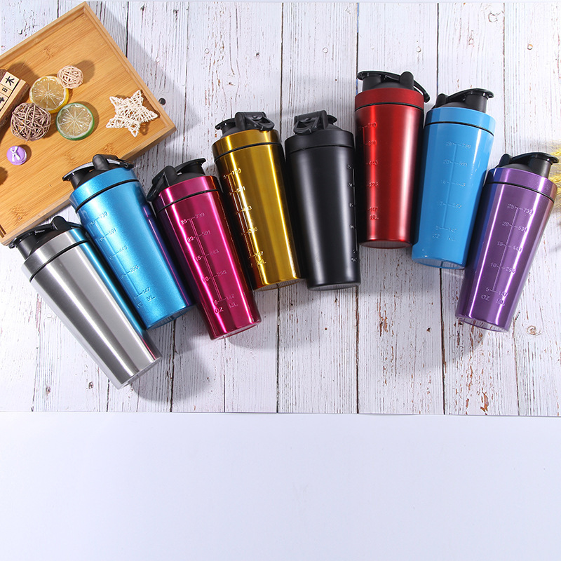 China Supplier custom 304 Stainless steel protein shaker bottle