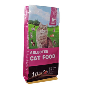 Custom Bird Chicken cat dog pet food sack packaging bag woven bag for cat food