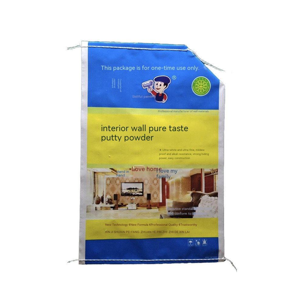 Customized by the manufacturer empty cement bag paper valve bag 25 kg for dry mortar gypsum wall putty powder tile adhesive