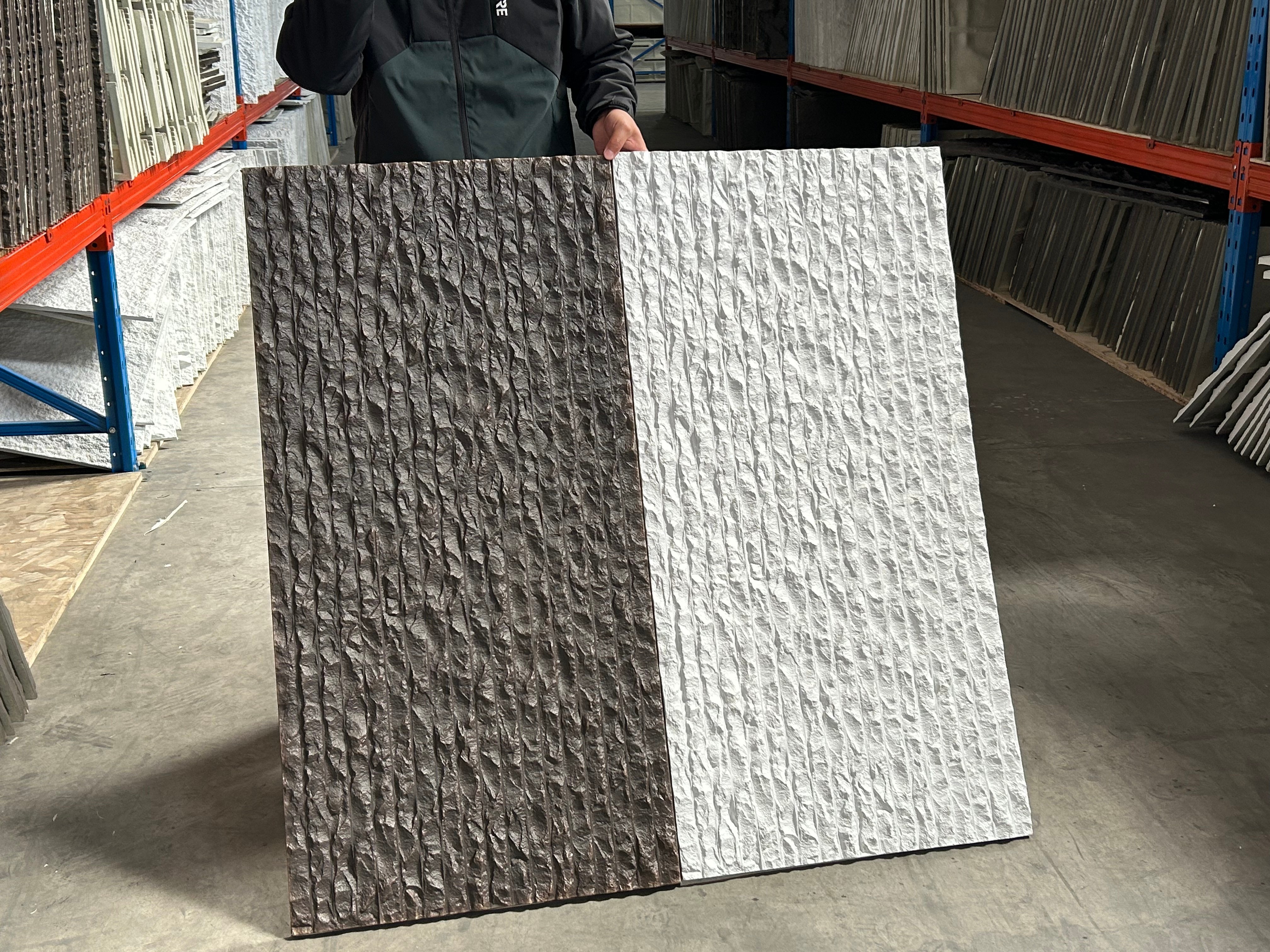 Polyurethane Foam Alternative Stone 3D Artificial Stone Pu Stone Exterior Decorative Wall Panel