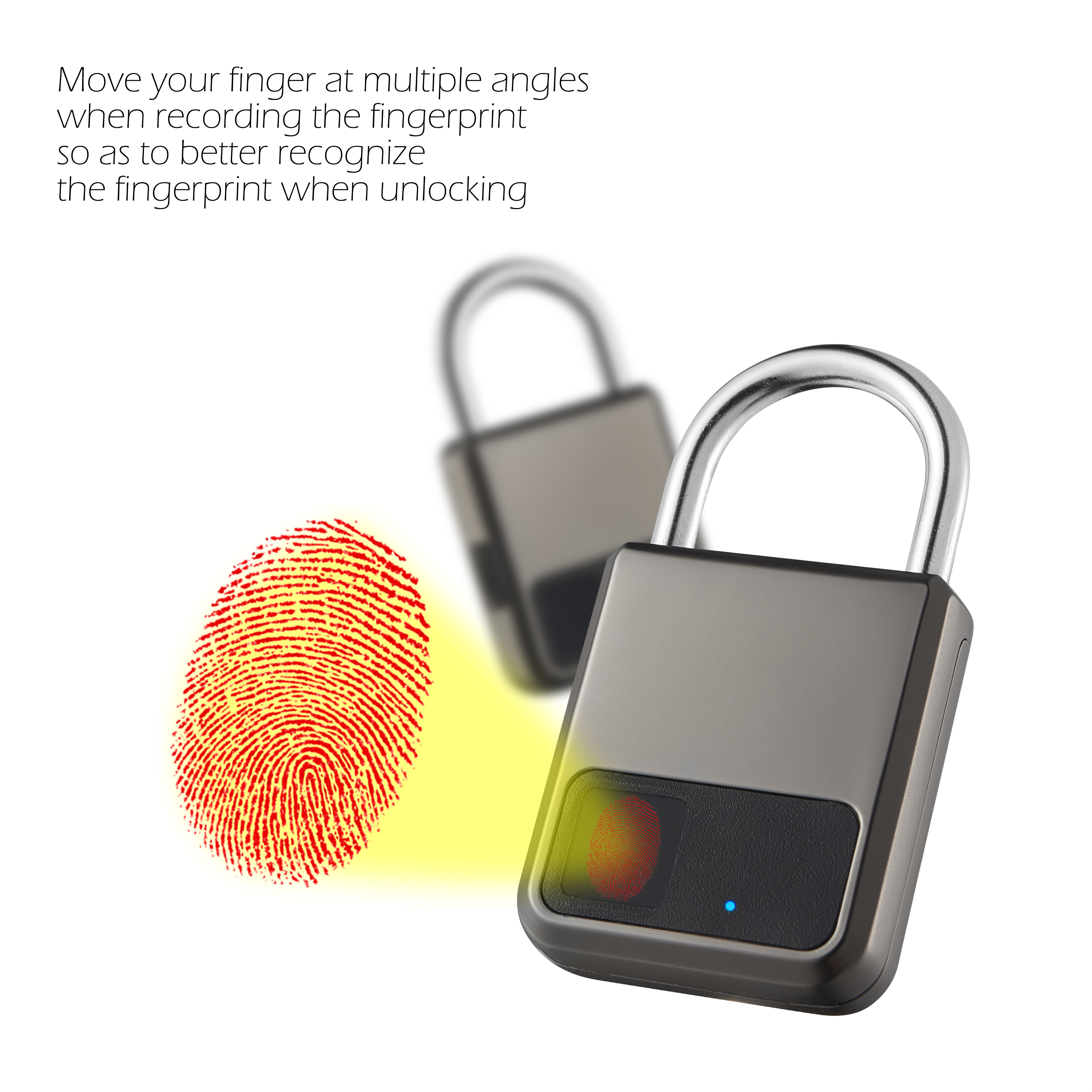 Finger Print Travel Smart Cabinet Padlock Locks