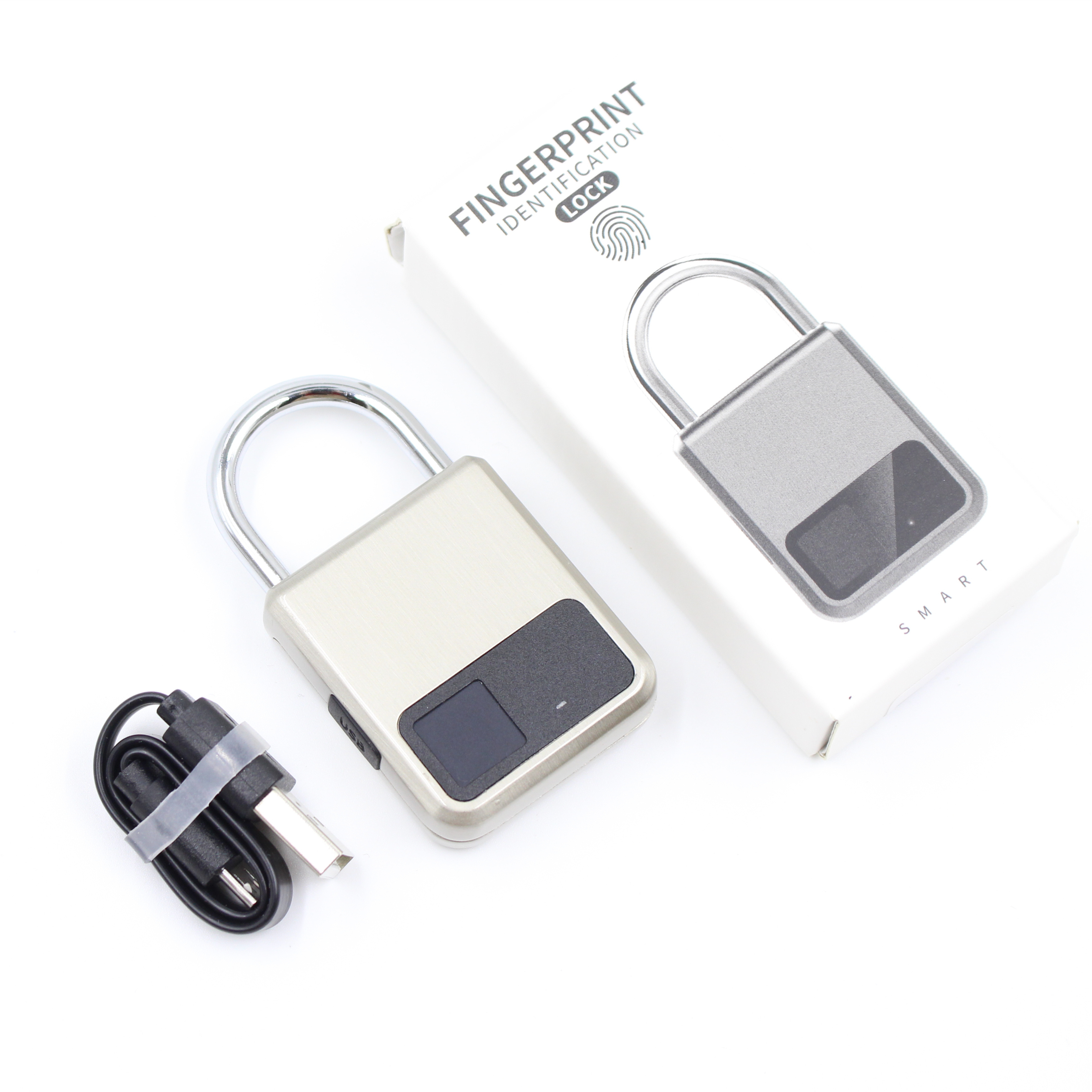 Unbreakable High Security Thumbprint Padlock Cabinet Drawer Locks