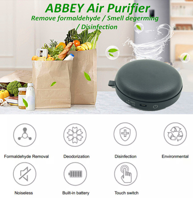 Mini Ozone Generator Air Purifier Refrigerator Ozone Deodorizer