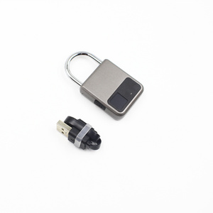 Small Master Lock Fingerprint Security Door Padlock