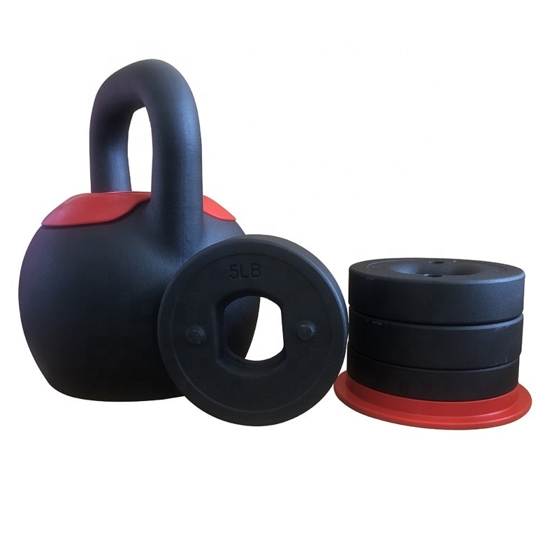 New style portable custom logo kettlebell set 40LB metal Adjustable kettlebell