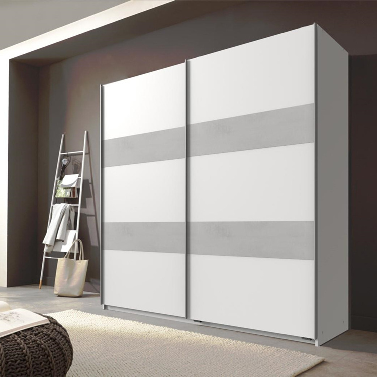 Modern four doors wardrobes bedroom furniture build in wardrobes Turkish style