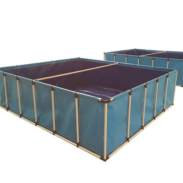 mobile fish pond pvc round fish breeding pools