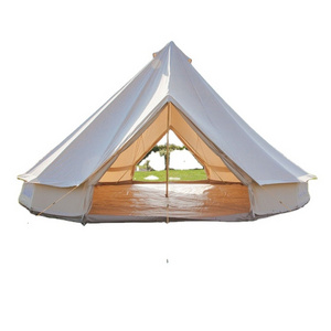 heavy duty camping dome canvas bell tents 6 12 persons waterproof outdoor family belle party tents for events outdoor