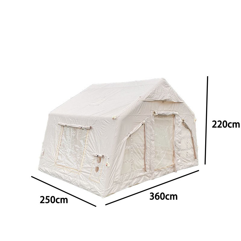 Camping Outdoor 4 Season Waterproof 2/4/6 Person Big Inflatable Air Cabin Tent House Party Tents for Events