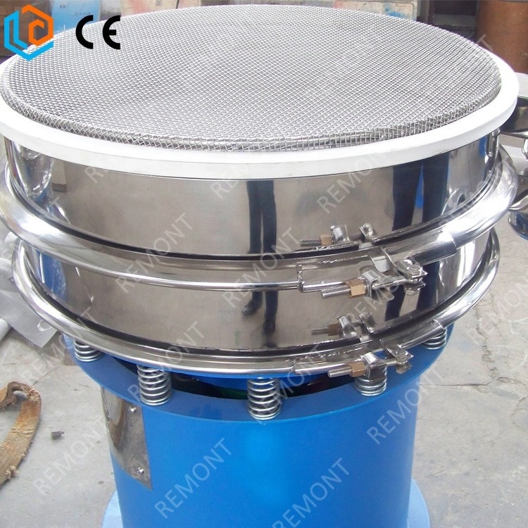 Vibrating screen sieve for mechanical sifter