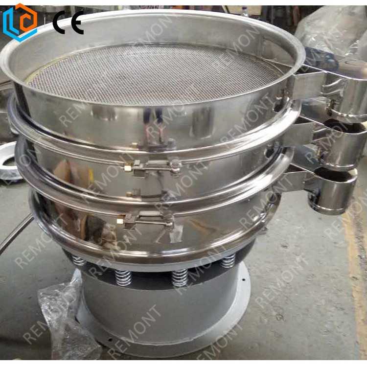 Vibrating screen sieve for mechanical sifter