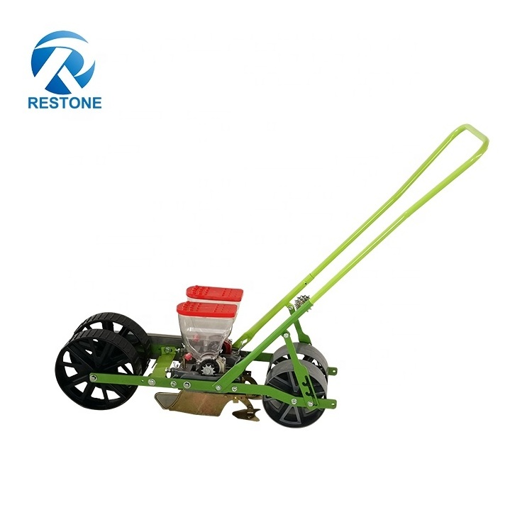 High quality 2rows hand push manual vegetable seeder/onion seeds planter