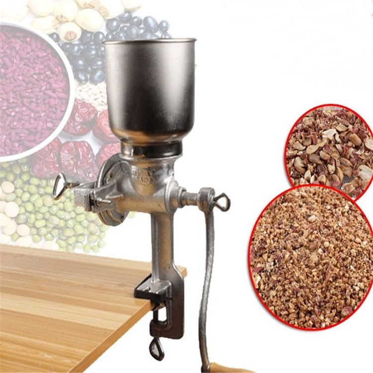 Corn mill grinder manual food chopper dry powder grinding machine