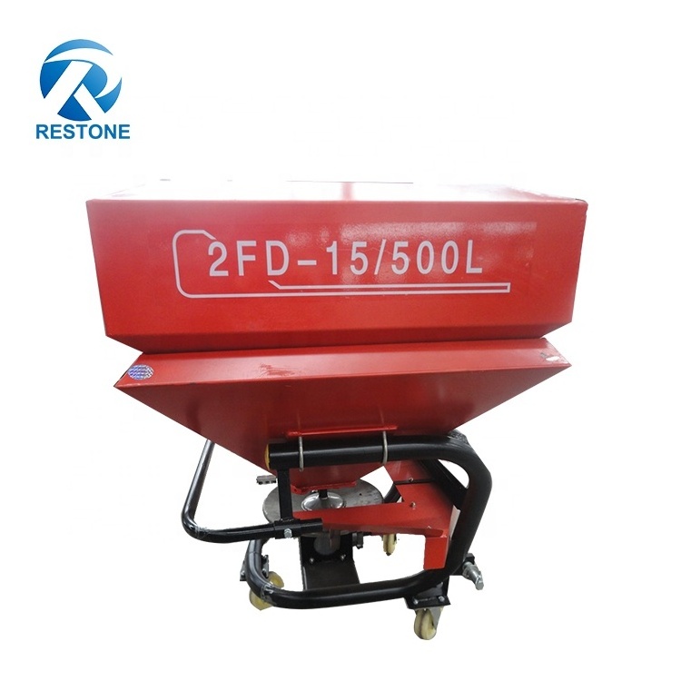 Rear Throw Pasture stainless steel fertilizer spreader Spreading Machine Manure Spreaders