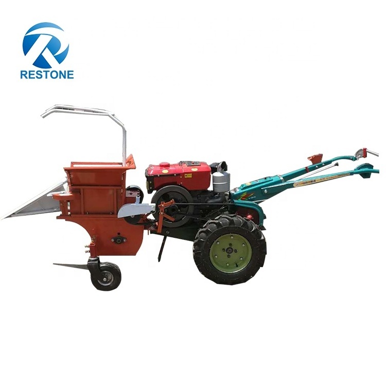 Hot-selling Hand Walking Tractor Mini Self one row corn harvester machine