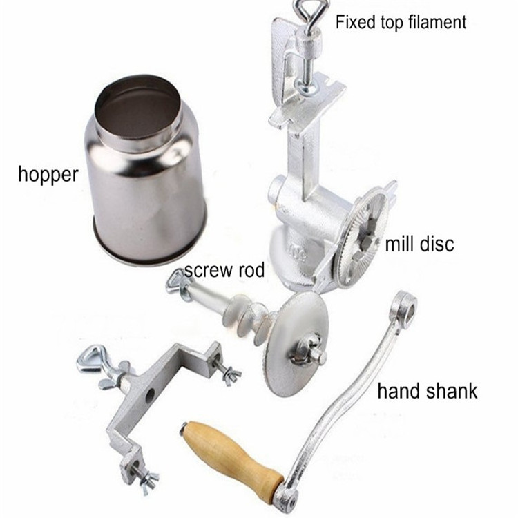 Corn mill grinder manual food chopper dry powder grinding machine