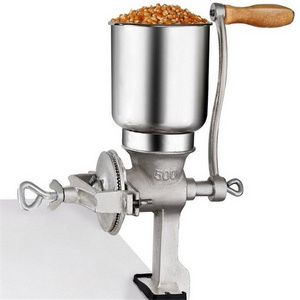 Corn mill grinder manual food chopper dry powder grinding machine