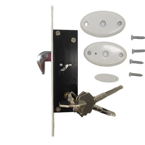 High security sliding aluminum door lock  with hook locks with cross key  cylinder