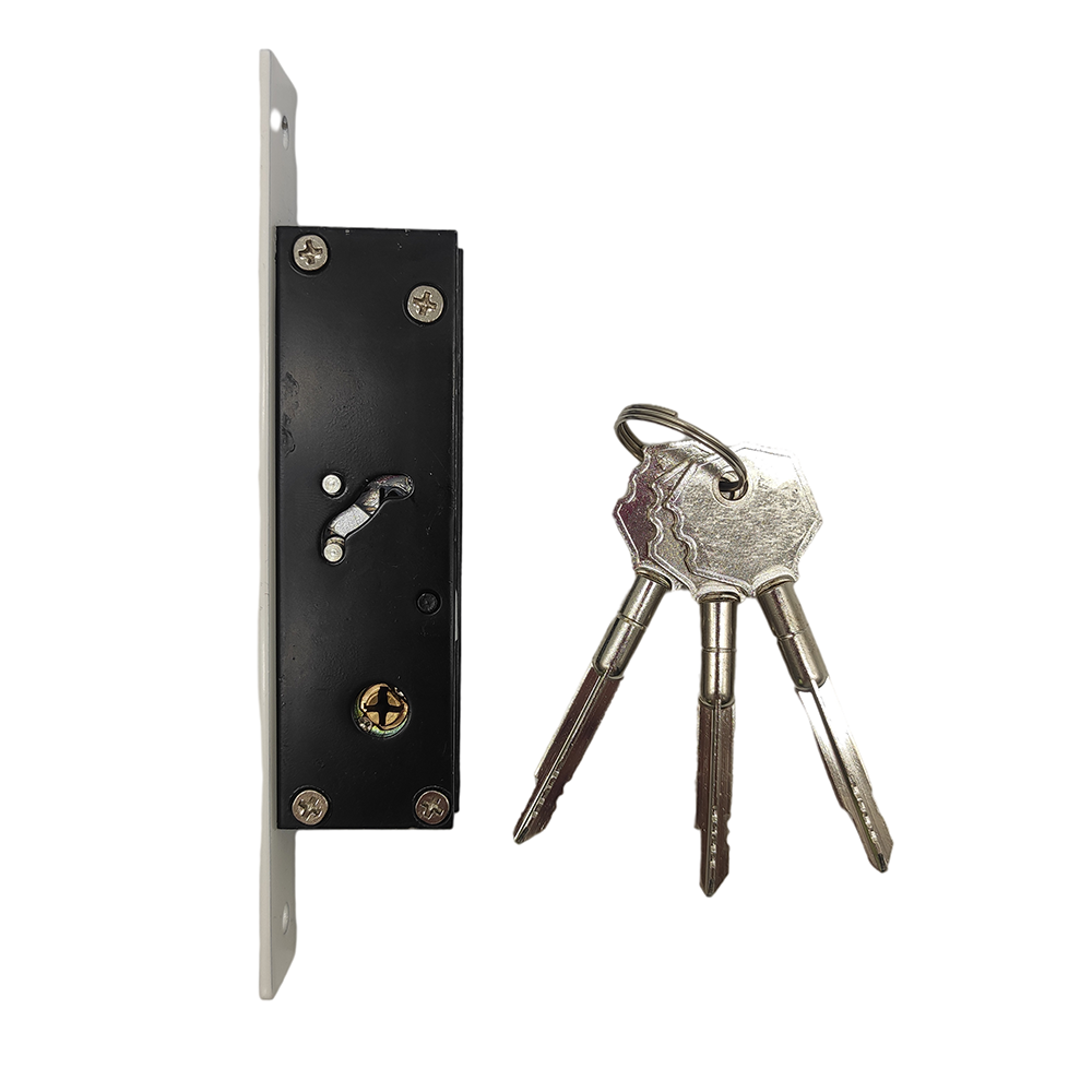 High security sliding aluminum door lock  with hook locks with cross key  cylinder