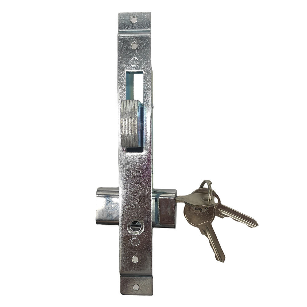 High quality security sliding door lock  with hook locks with oval cylinder