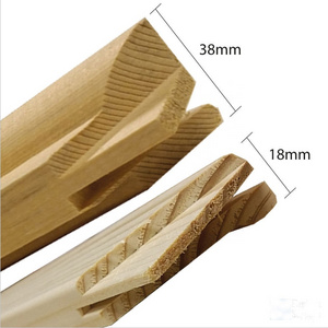 Wholesale Rhubarb Pine Canvas Stretch Rod Canvas Hollow Wood Frame