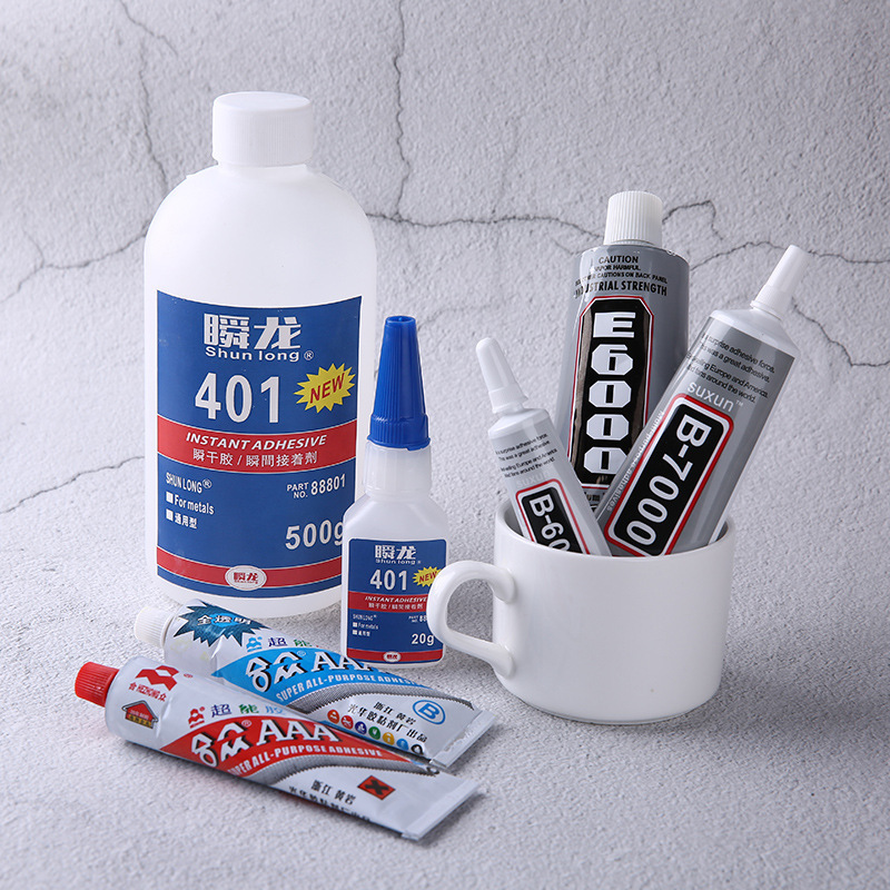 XULIN Multifunctional B6000 E6000 B7000 Transparent Liquid Adhesive Glue With Needle Mobile Phone Point Rhinestone DIY Jewelry