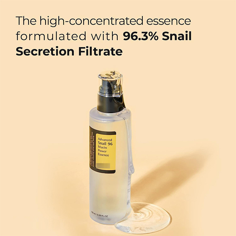 OEM/ODM 100ml 2024 Burst Snail 96 Serum Essence Liquid Hydrating Moisturizing Essence Skin Care Products Korean Original Female