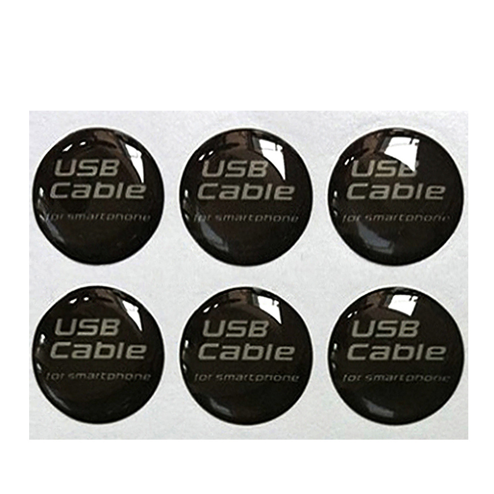 Product Shaped Logo Waterproof and Oilproof Sticker Soft Dome Epoxy Sticker Label Rigid Dome Label