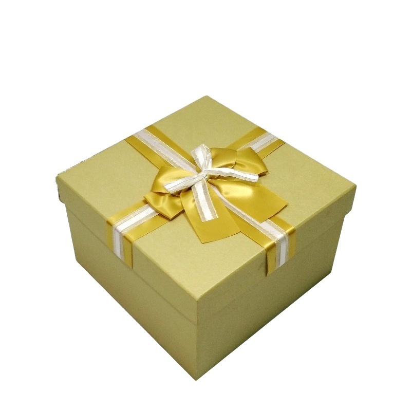 Gift Boutique handkerchief gift box golden paper box