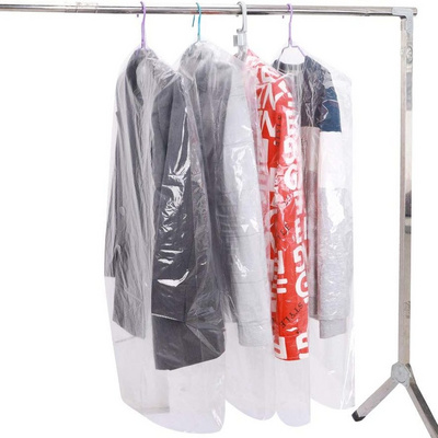 plastic polythene bag for clothes Commercial clear poly hotel laundry bag on roll suit garment packaging dry cleaning cover