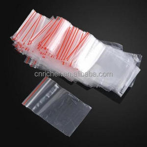 Food Grade Zip Lock Bag Biodegradable Clear Transparent Plastic Bags With Zipper