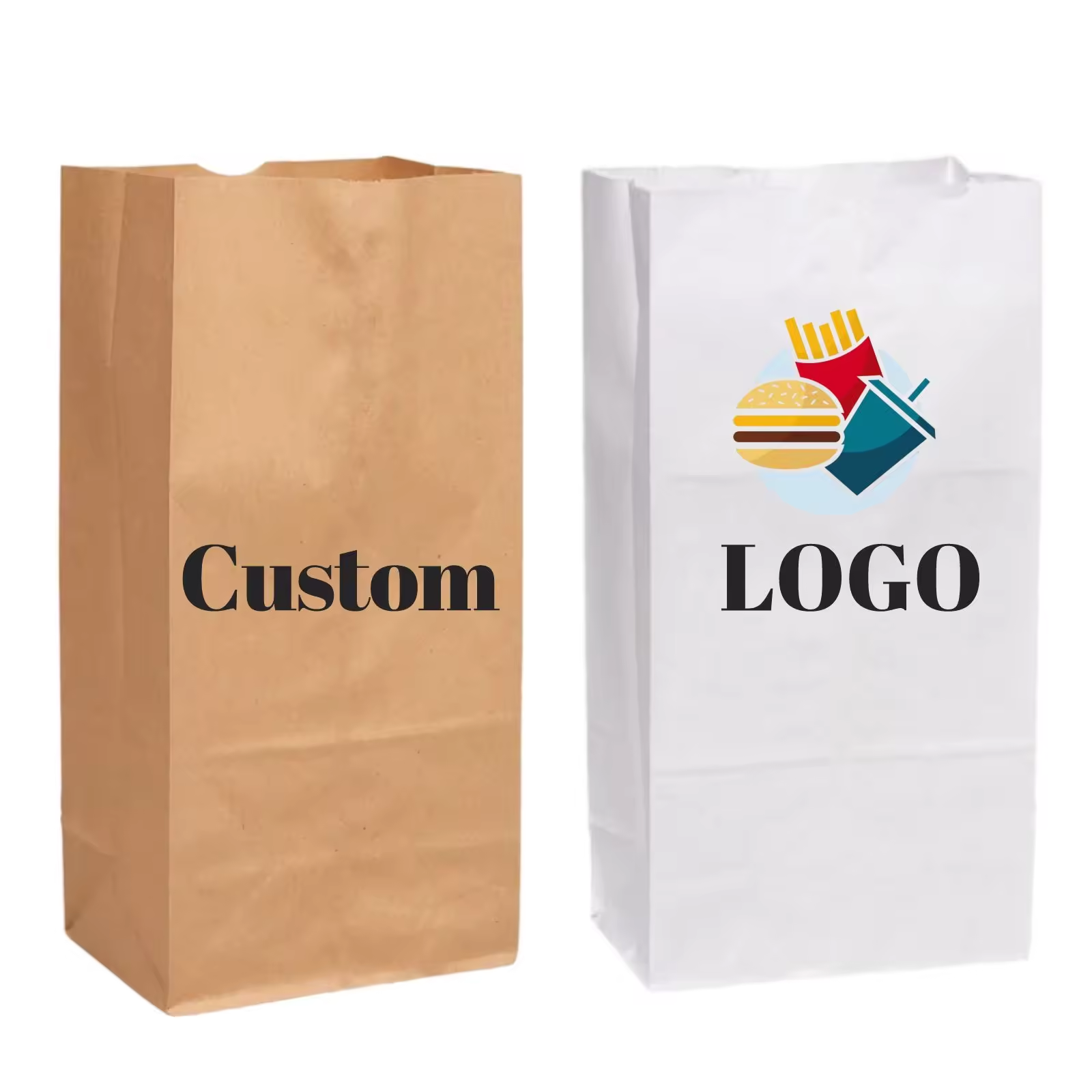 2024 New Bread Bag With Clear Window Gusset Type Seal Toast Packaging Bag Customized Printed Cotton Paper Stand Up Bags