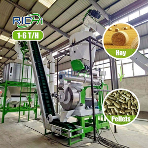 CE Certified 1-6 T/H Alfalfa Hay Pellet Machine for Cattle Feed