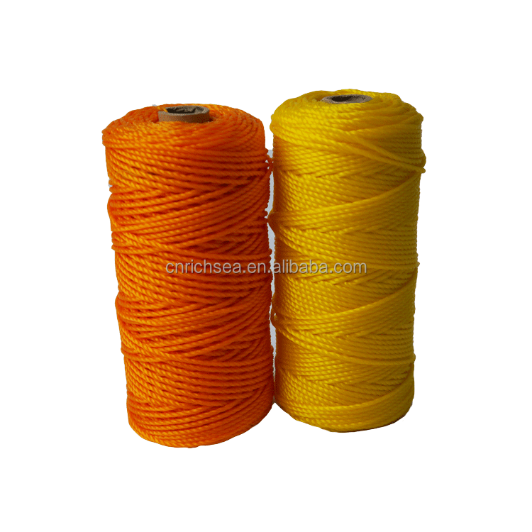 New Material Fishing Twine 3 Strands PE Twisted Rope HDPE Fishing Line Fishing Net PE Twine