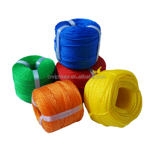 Polyethylene 3 Strands PE Twisted Line HDPE Fishing Twine 380D/15PLY PE Fishing Rope