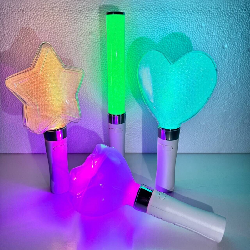 APP control led flashing stick custom logo glow sticks rechargeable kpop light stick for concert