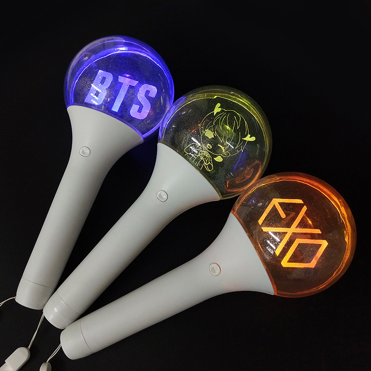 B t s official army bomb OEM custom kpop cheering light sticks wireless control concert light stick