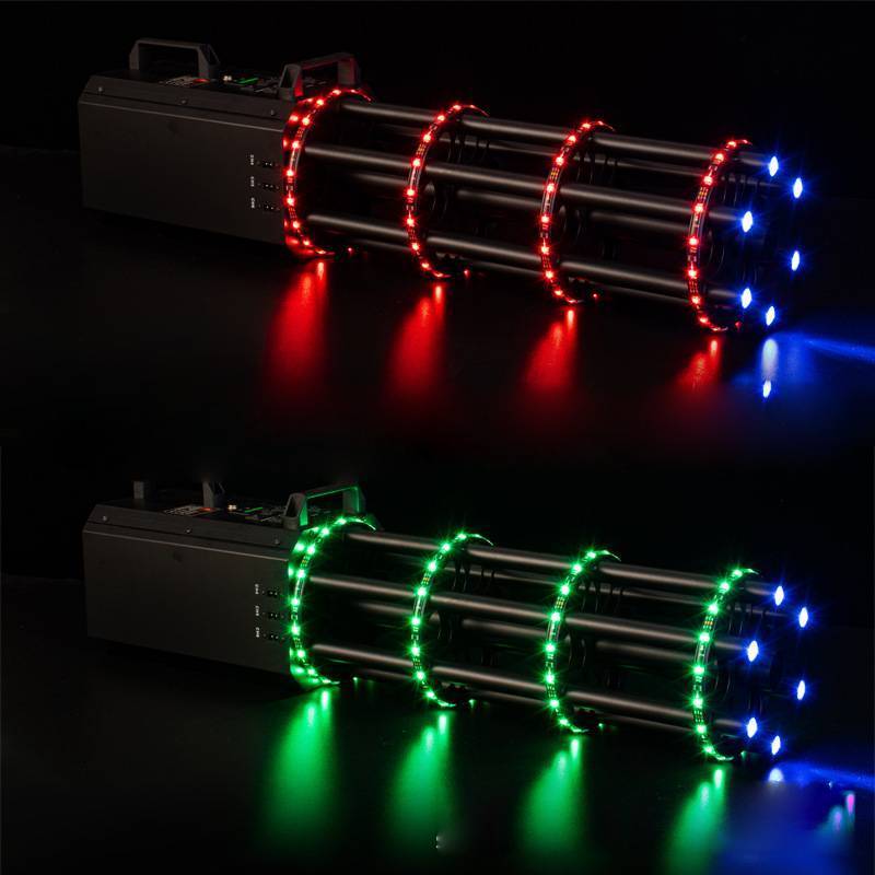 Handheld Special Lighting Blaster Gatling Salute Shooter For  Opening Celebration Bottle Presenter Bar Atmosphere Props