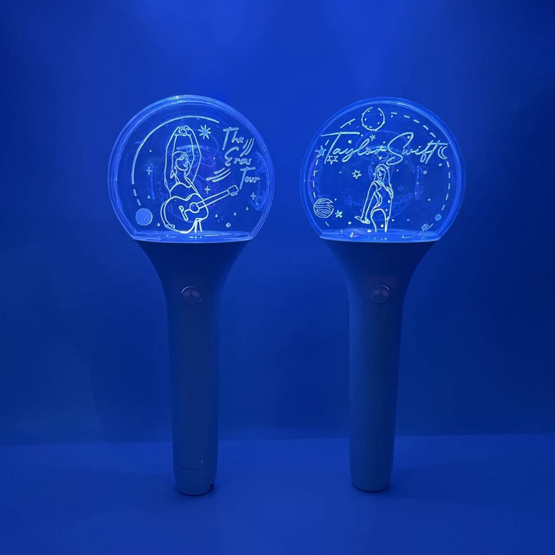 APP control led flashing stick custom logo glow sticks rechargeable kpop light stick for concert