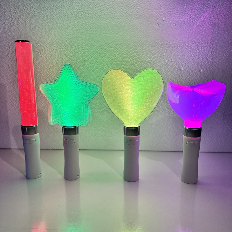 APP control led flashing stick custom logo glow sticks rechargeable kpop light stick for concert