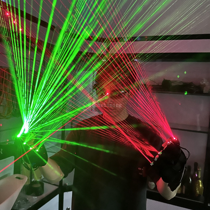 Beams Led Laser Laserman Show Dance  Rechargeable Led Glasses for Stage Dj Nightclub Club Rave Party Festival Decoration